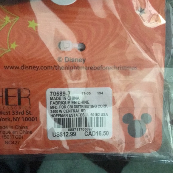 ✨🆕BN Disney Nightmare Before Christmas Light Up Necklace!BNIP!SO!✨ - Picture 6 of 6